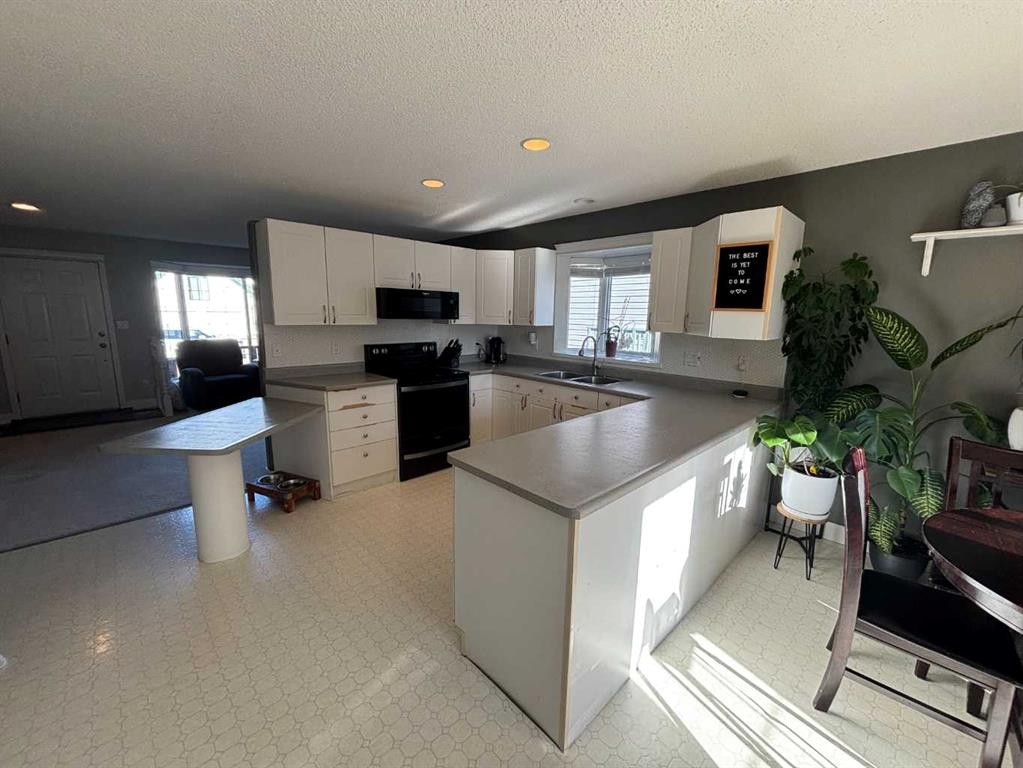 10413 83 Street, Peace River, AB - Indoor Photo Showing Kitchen With Double Sink
