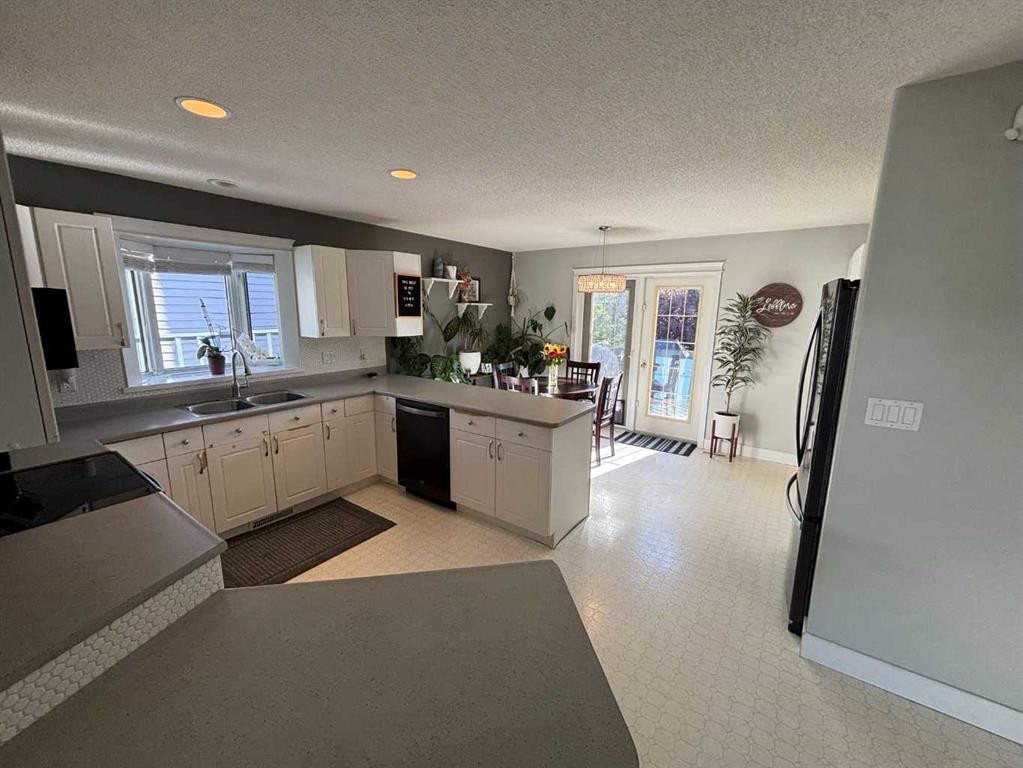 10413 83 Street, Peace River, AB - Indoor Photo Showing Kitchen With Double Sink