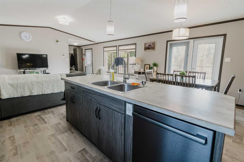 220 Riverdrive Lane, Rural Mackenzie County, AB - Indoor Photo Showing Kitchen With Double Sink