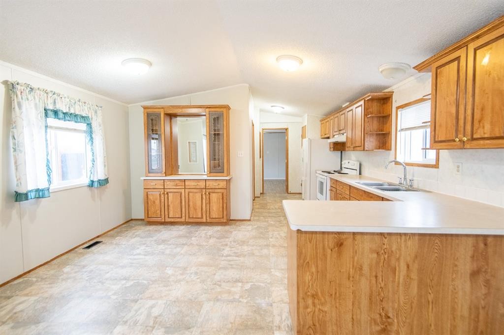 10417 110 Ave, La Crete, AB - Indoor Photo Showing Kitchen With Double Sink