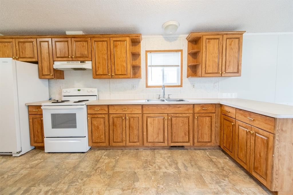 10417 110 Ave, La Crete, AB - Indoor Photo Showing Kitchen With Double Sink