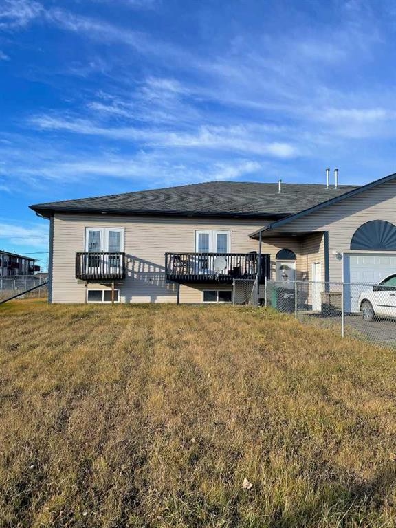 Unit B-10310 98 Street East, High Level, AB - Outdoor With Deck Patio Veranda