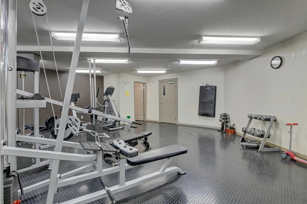 206-9120 96 Avenue, Grande Prairie, AB - Indoor Photo Showing Gym Room