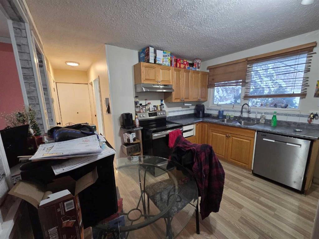 9306 106 Avenue, Grande Prairie, AB - Indoor Photo Showing Kitchen With Double Sink
