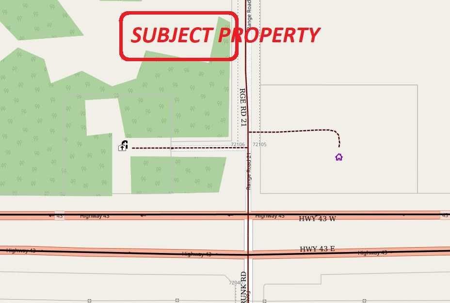 Rr 21 Hwy 43, Debolt, AB