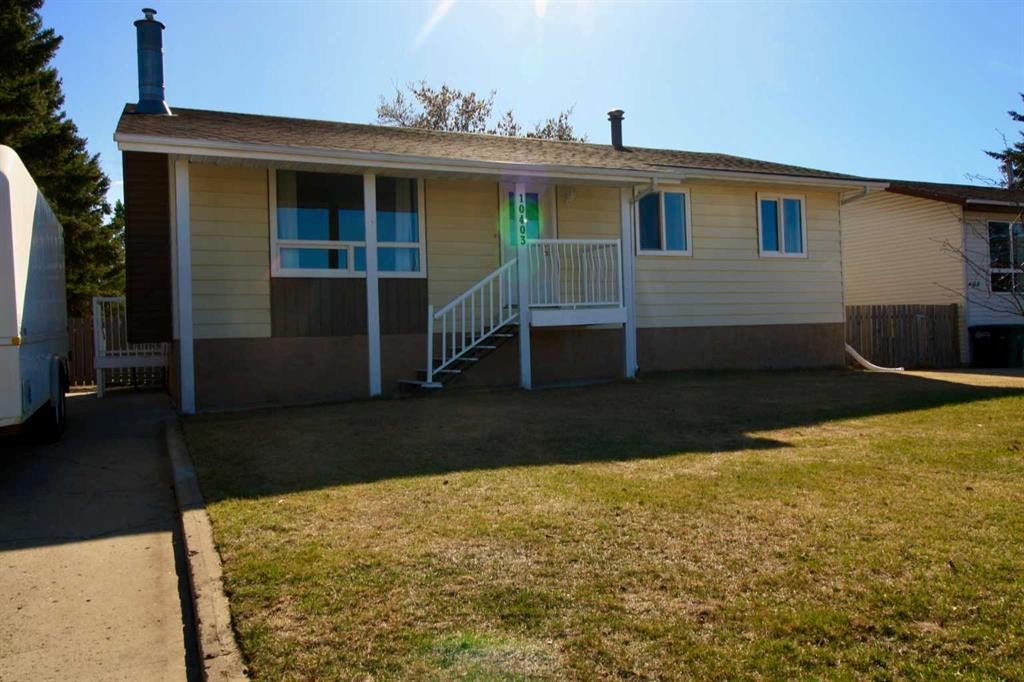 10403 106 Avenue, High Level, AB - Outdoor With Deck Patio Veranda