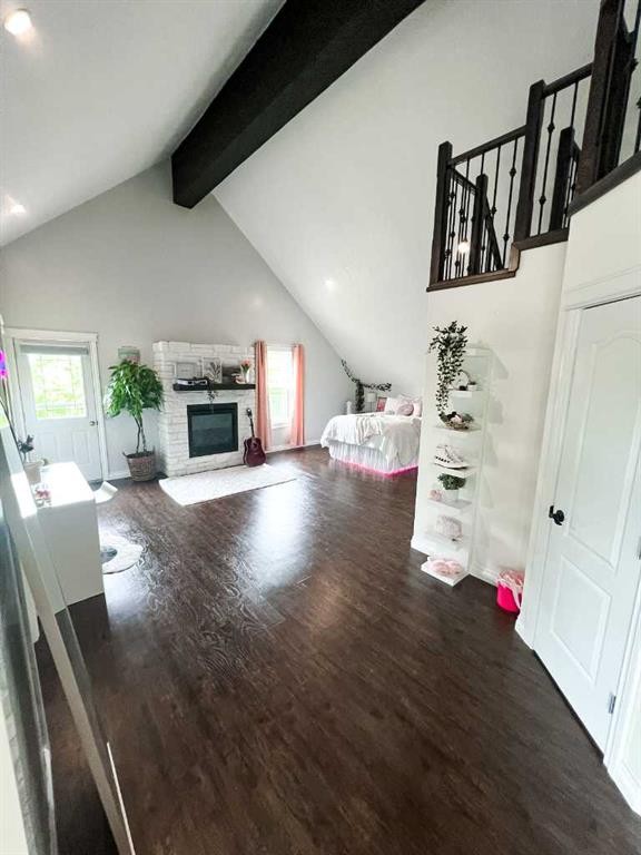 9110 100 Ave, La Crete, AB - Indoor With Fireplace