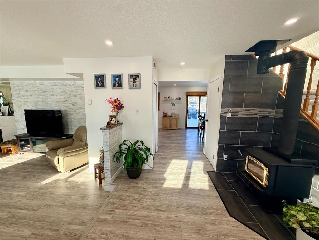 9202 95 Ave, La Crete, AB - Indoor With Fireplace