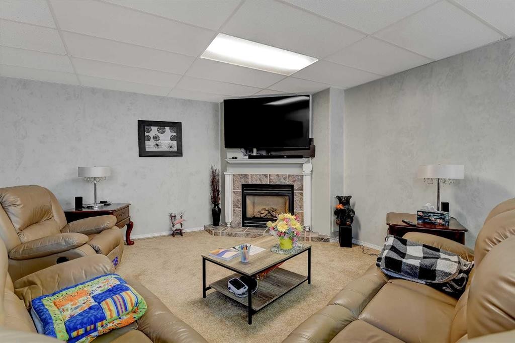 308 11Th Avenue, Beaverlodge, AB - Indoor With Fireplace