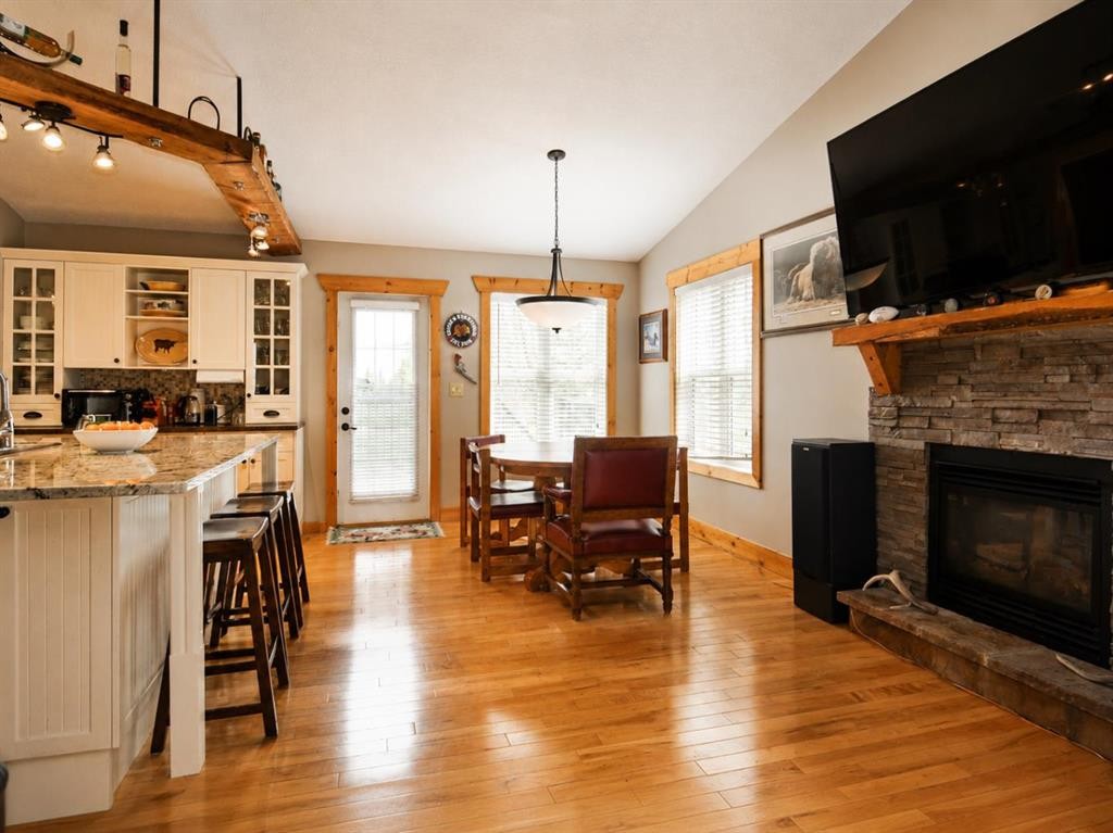 14-71332 Range Road 262, Ridgevalley, AB - Indoor With Fireplace
