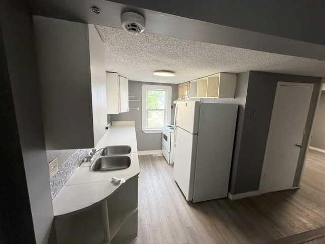 10030 102 Street, Peace River, AB - Indoor Photo Showing Kitchen With Double Sink