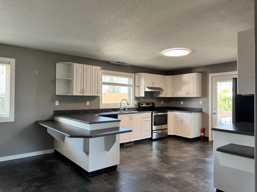 908 4 Avenue, Hines Creek, AB - Indoor Photo Showing Kitchen With Double Sink