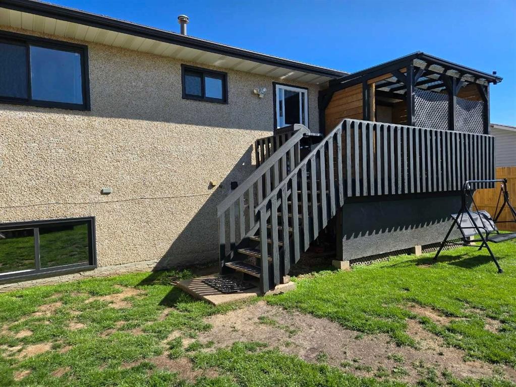 21 Pan Am Street, Swan Hills, AB - Outdoor With Deck Patio Veranda With Exterior