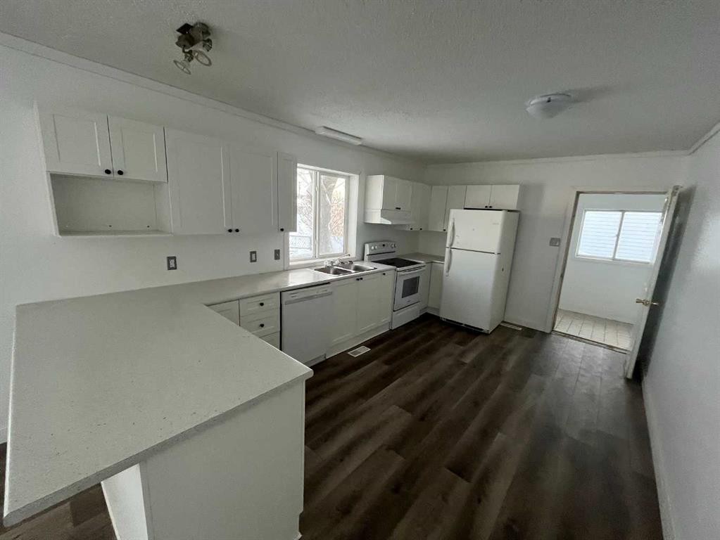 10104 99 Street, High Level, AB - Indoor Photo Showing Kitchen With Double Sink