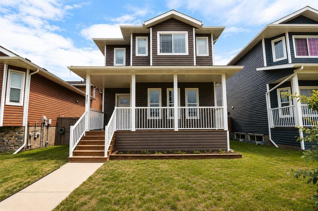 9501 88A Street, Grande Prairie, AB - Outdoor With Deck Patio Veranda With Facade