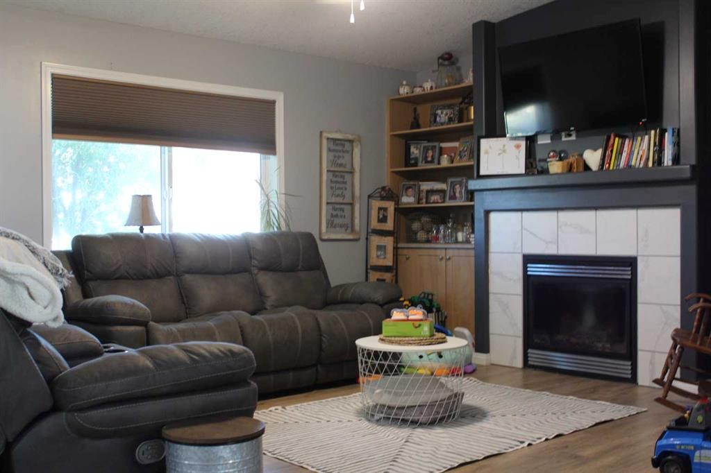 17A 232051 920 Township, Rural Northern Lights, County Of, AB - Indoor Photo Showing Living Room With Fireplace