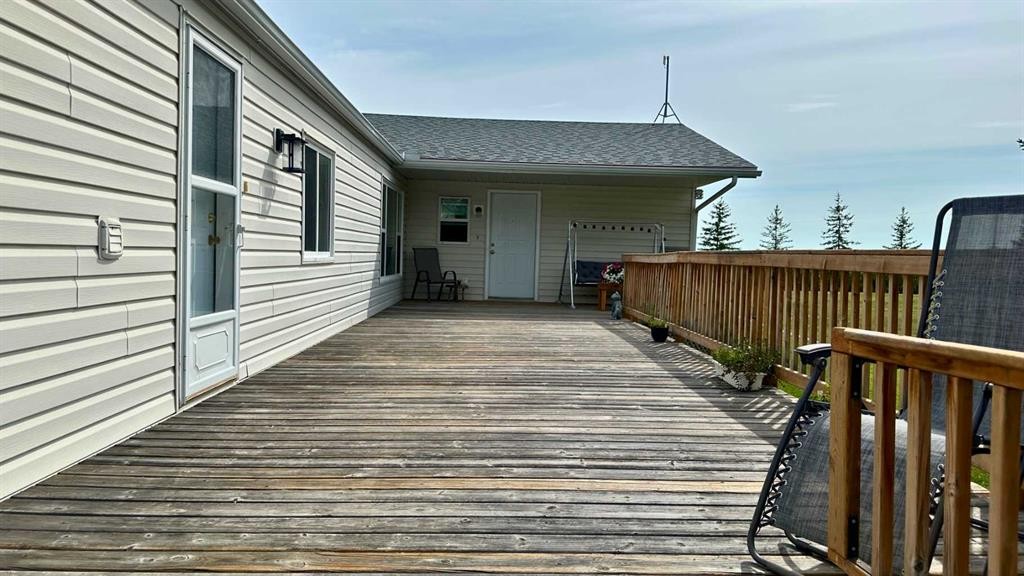 783026 2 Highway, Rycroft, AB - Outdoor With Deck Patio Veranda With Exterior