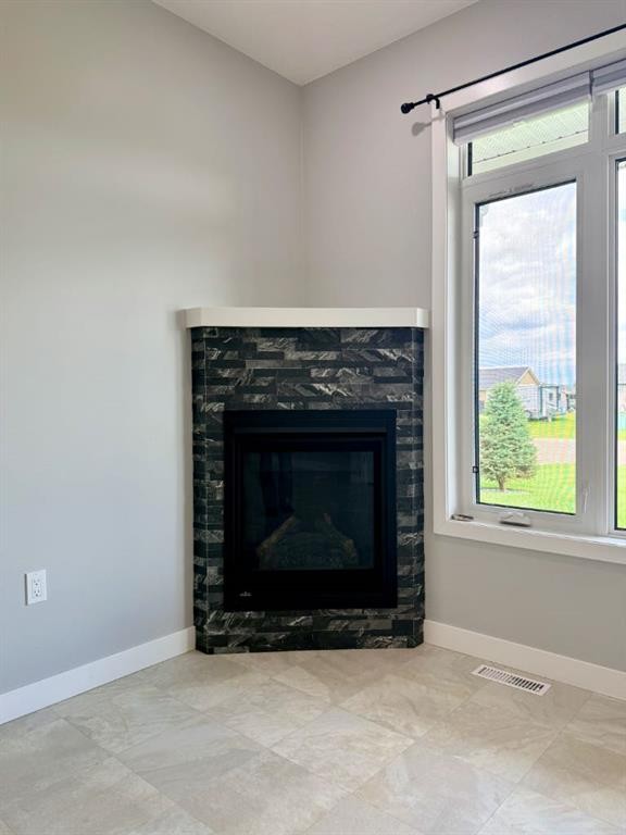 9904 111 Street Unit 4, La Crete, AB - Indoor Photo Showing Living Room With Fireplace