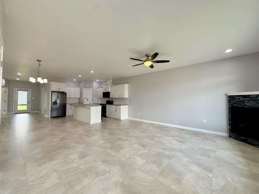 9904 111 Street Unit 4, La Crete, AB - Indoor With Fireplace