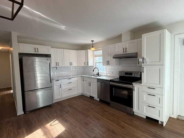 10205 103 Street, High Level, AB - Indoor Photo Showing Kitchen With Stainless Steel Kitchen