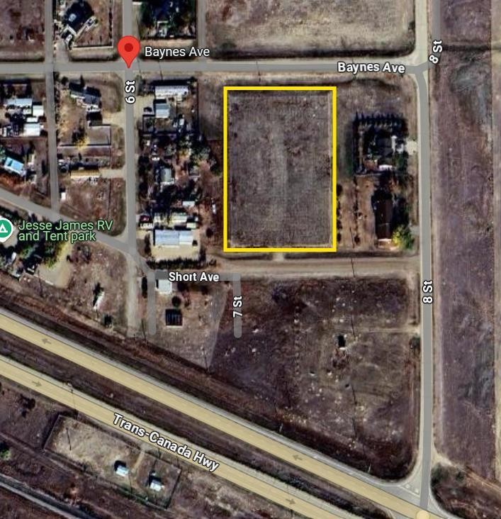 Along Baynes Avenue, Suffield, AB