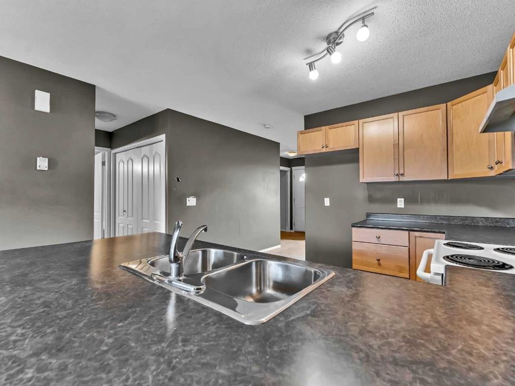 29 Northlands Lane Ne, Medicine Hat, AB - Indoor Photo Showing Kitchen With Double Sink