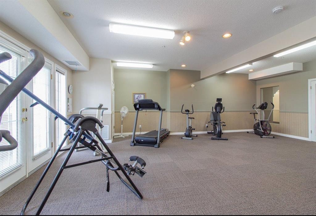 431-278 Park Meadows Drive Se, Medicine Hat, AB - Indoor Photo Showing Gym Room