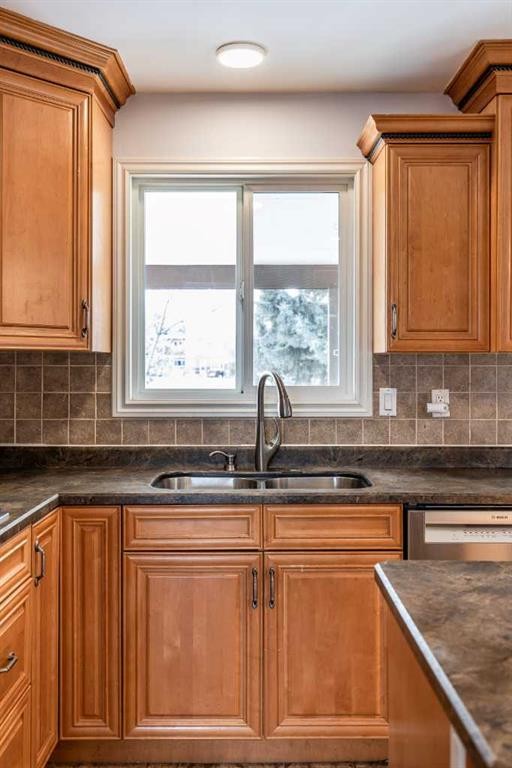 1321 19 Street Se, Medicine Hat, AB - Indoor Photo Showing Kitchen With Double Sink