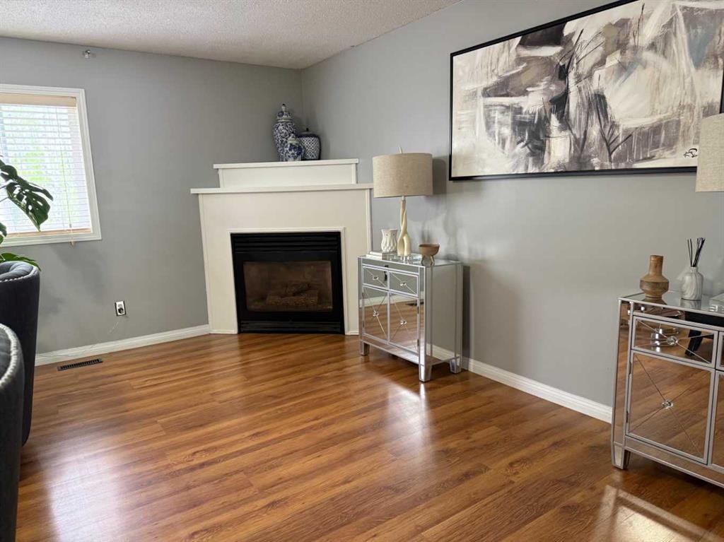 653022 Range Road 224, Athabasca, AB - Indoor Photo Showing Living Room With Fireplace