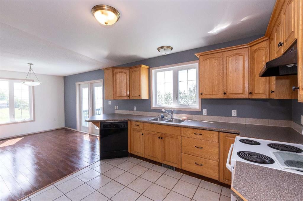 2584 Auger Road, Wabasca, AB - Indoor Photo Showing Kitchen With Double Sink