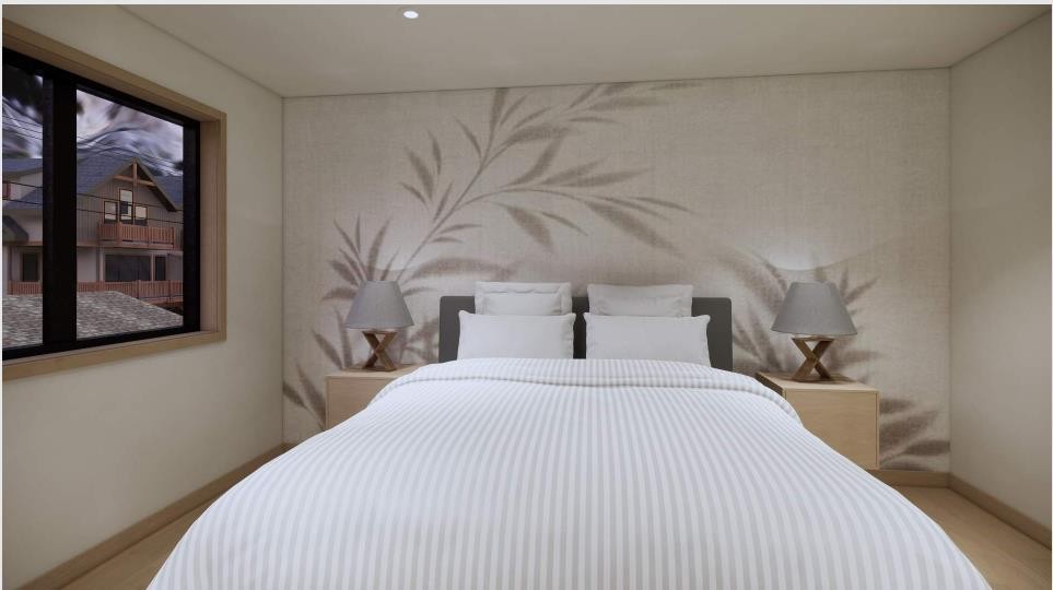 A-713 4Th Street, Canmore, AB - Indoor Photo Showing Bedroom