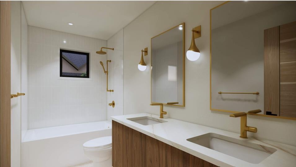 A-713 4Th Street, Canmore, AB - Indoor Photo Showing Bathroom