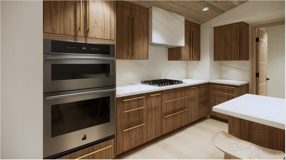 A-713 4Th Street, Canmore, AB - Indoor Photo Showing Kitchen