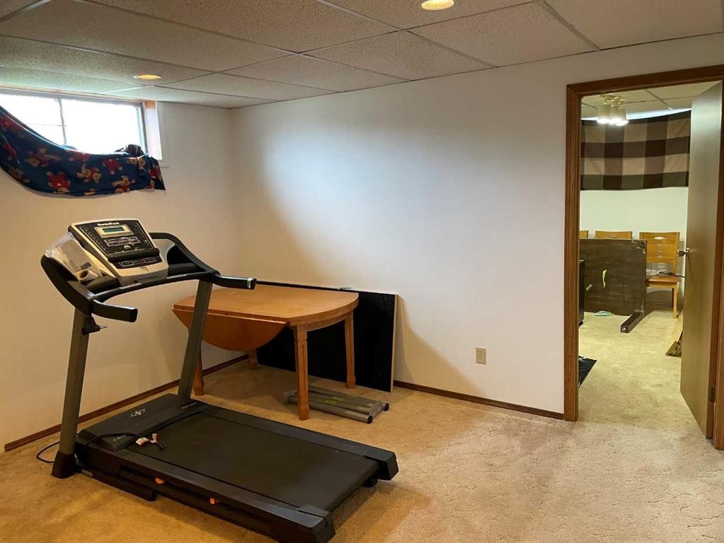 5 Hillside Crescent, Swan Hills, AB - Indoor Photo Showing Gym Room