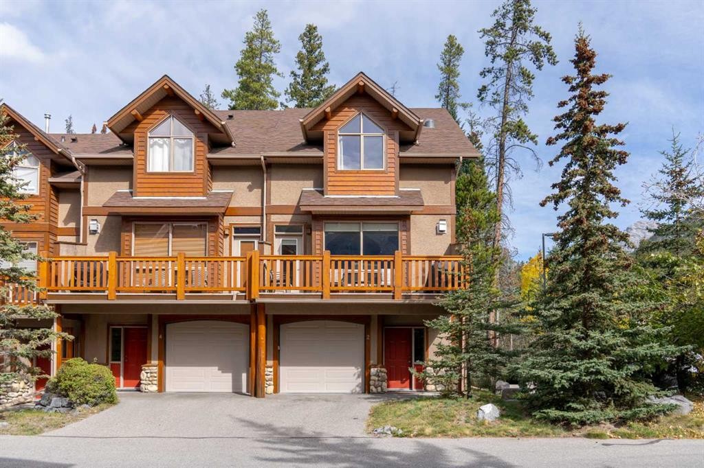 2-300 Eagle Terrace Road, Canmore, AB - Outdoor With Balcony With Deck Patio Veranda With Facade