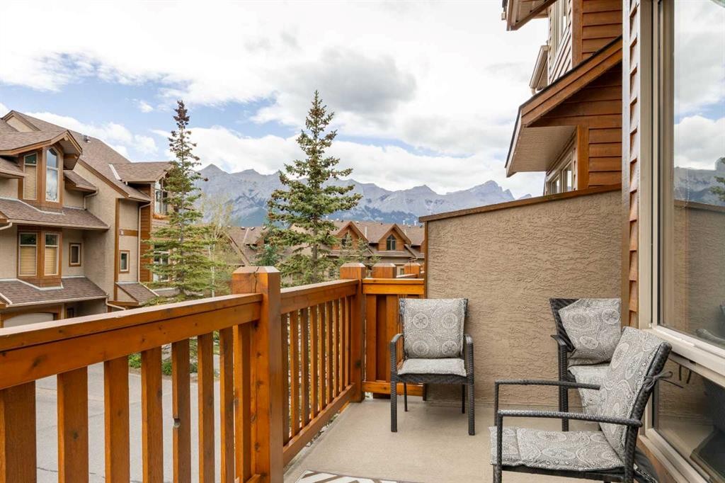 2-300 Eagle Terrace Road, Canmore, AB - Outdoor With Balcony With Deck Patio Veranda With Exterior