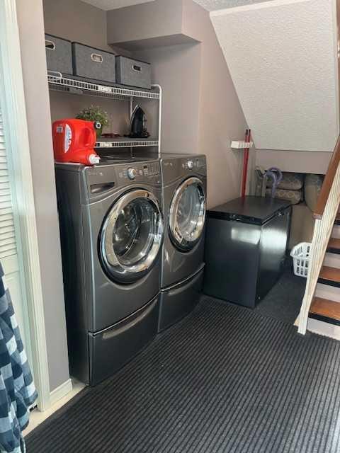 37-1199 Cabin Creek Drive, Jasper, AB - Indoor Photo Showing Laundry Room