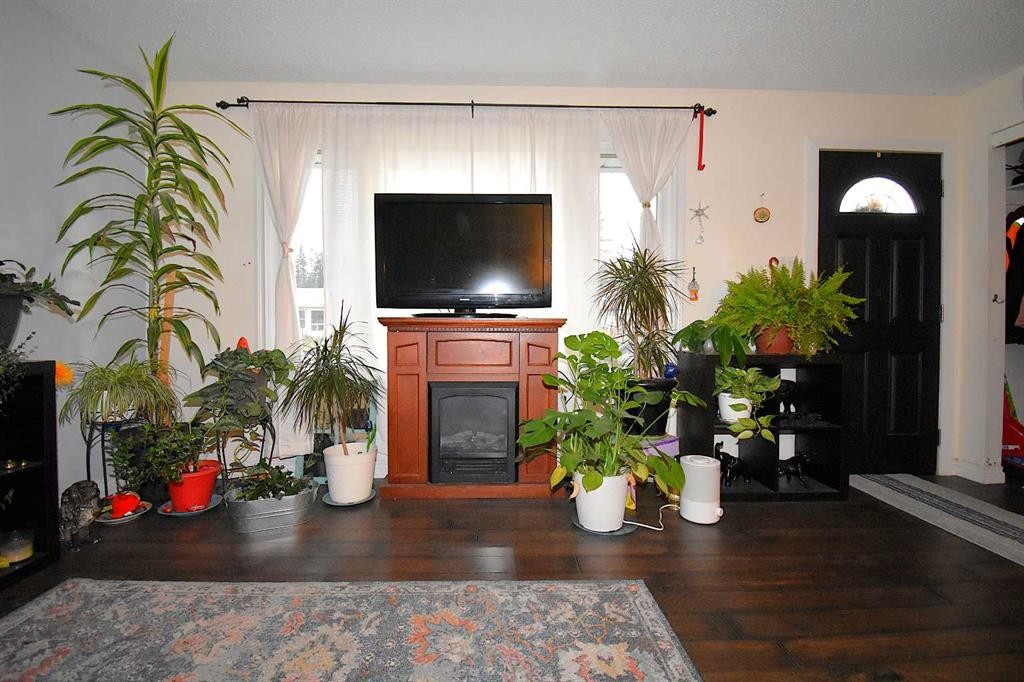 121 Chetamon Drive, Hinton, AB - Indoor Photo Showing Other Room With Fireplace