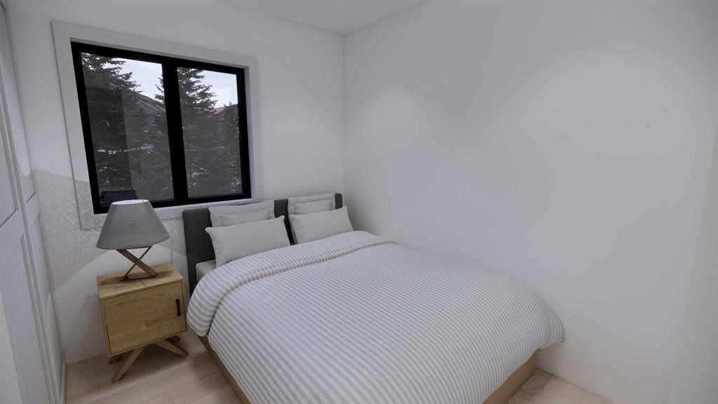 3-418 Muskrat Street, Banff, AB - Indoor Photo Showing Bedroom