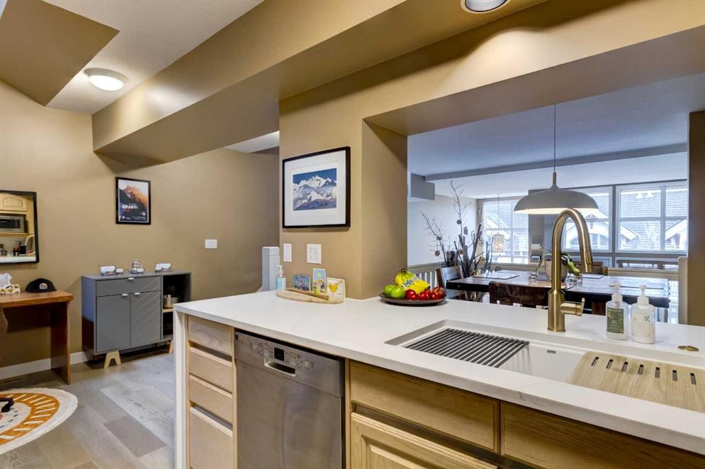 36 Antelope Lane, Banff, AB - Indoor Photo Showing Kitchen