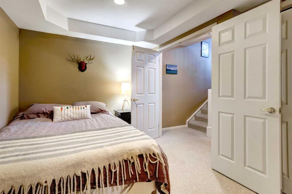 36 Antelope Lane, Banff, AB - Indoor Photo Showing Bedroom