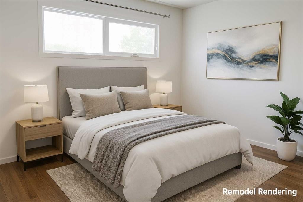 8 Barrier Mountain Drive, Exshaw, AB - Indoor Photo Showing Bedroom
