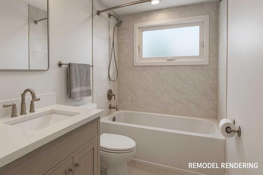 8 Barrier Mountain Drive, Exshaw, AB - Indoor Photo Showing Bathroom