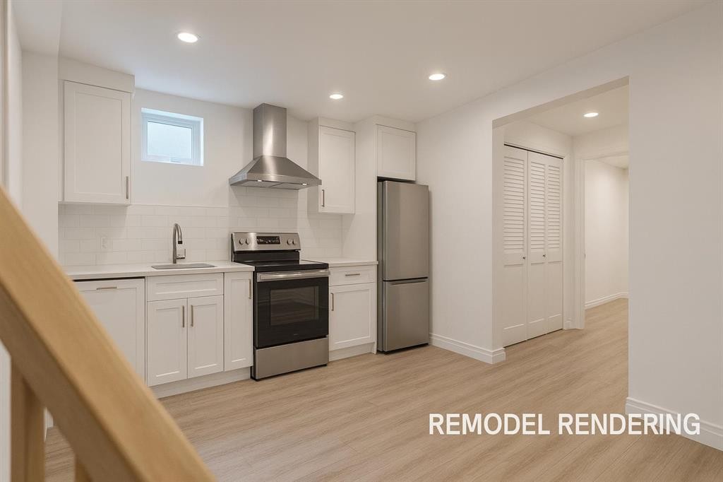 8 Barrier Mountain Drive, Exshaw, AB - Indoor Photo Showing Kitchen