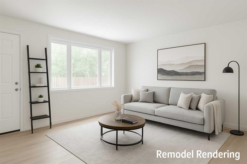 8 Barrier Mountain Drive, Exshaw, AB - Indoor Photo Showing Living Room