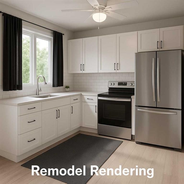 8 Barrier Mountain Drive, Exshaw, AB - Indoor Photo Showing Kitchen