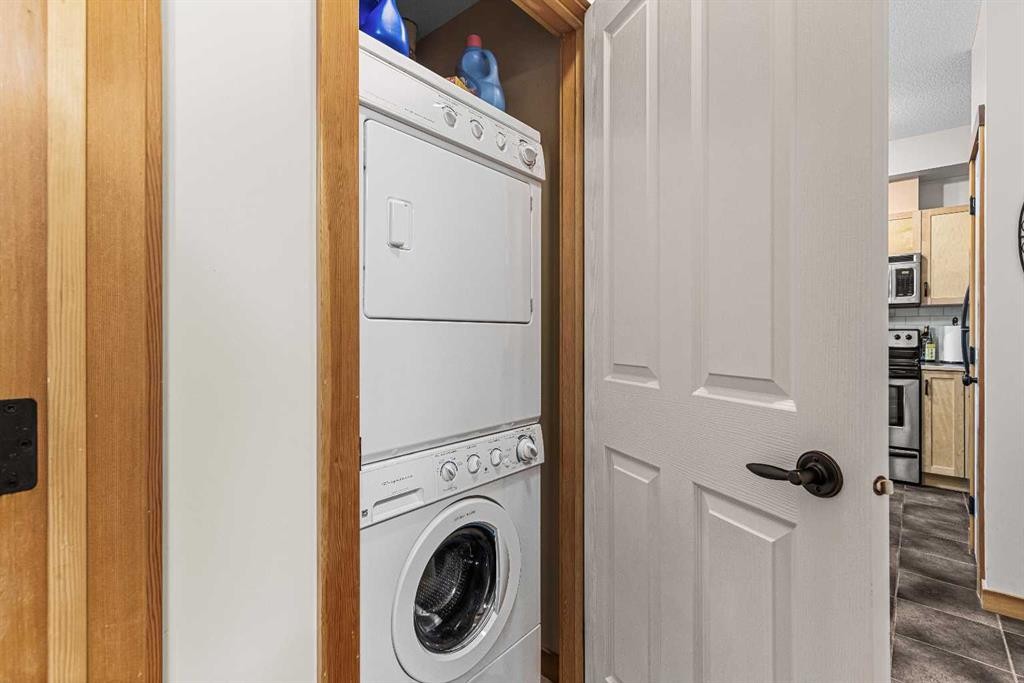 107-101 Montane Road Sw, Canmore, AB - Indoor Photo Showing Laundry Room