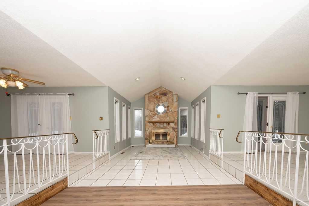 87, 231054 Township Road 623A, Rural Athabasca County, AB - Indoor With Fireplace