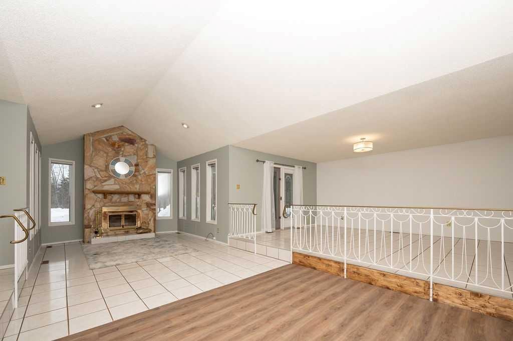 87, 231054 Township Road 623A, Rural Athabasca County, AB - Indoor With Fireplace