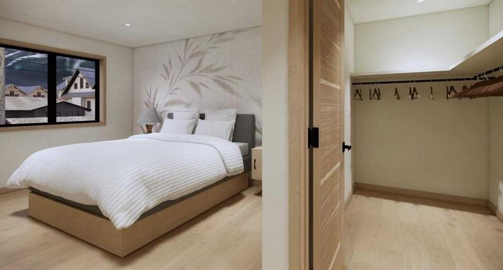 713A 4Th Street, Canmore, AB - Indoor Photo Showing Bedroom